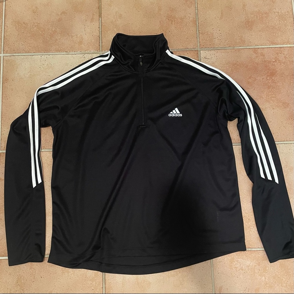 Men’s Adidas Classic Club 1/4 Zip Pullover XL